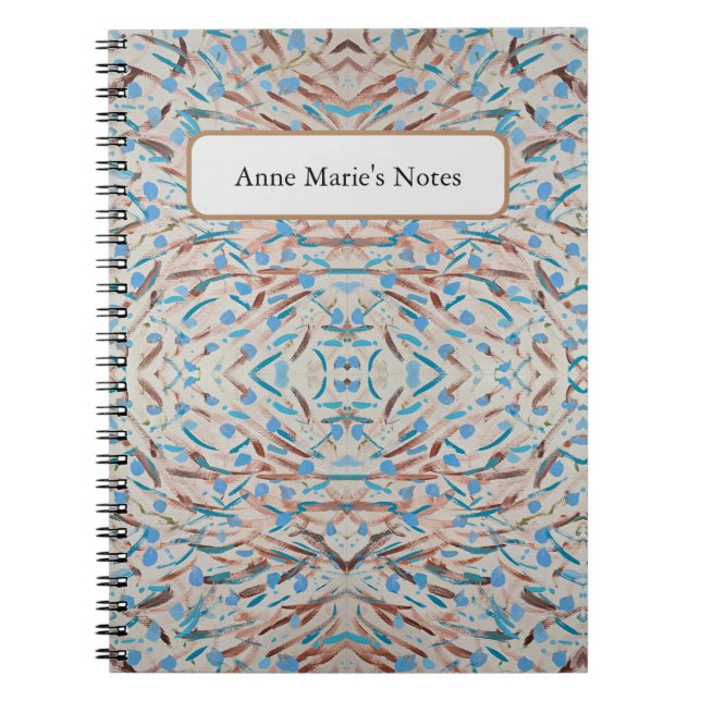 Braun hat das Personalisierte Blues-Notenbuch Notizblock (Vorderseite)