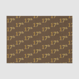 Braun, Imitate Gold 17. (siebzehnte) Veranstaltung Seidenpapier