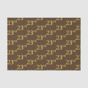 Braun, Imitate Gold 23. (23.) Veranstaltung Seidenpapier