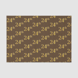 Braun, Imitate Gold 24. (24.) Veranstaltung Seidenpapier