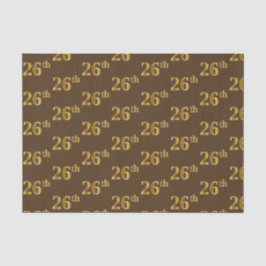 Braun, Imitate Gold 26. (26.) Veranstaltung Seidenpapier