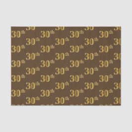 Braun, Imitate Gold 30. (30.) Veranstaltung Seidenpapier