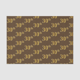 Braun, Imitate Gold 30. (30.) Veranstaltung Seidenpapier
