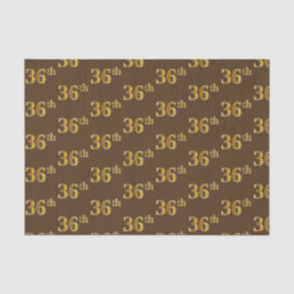Braun, Imitate Gold 36. (36.) Veranstaltung Seidenpapier