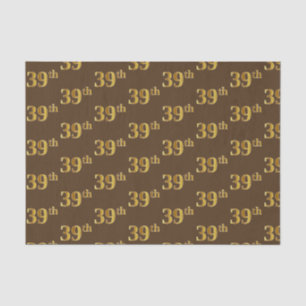 Braun, Imitate Gold 39. (neununddreißig) Veranstal Seidenpapier
