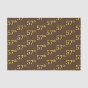 Braun, Imitate Gold 57. (Siebenundfünfzigste) Vera Seidenpapier