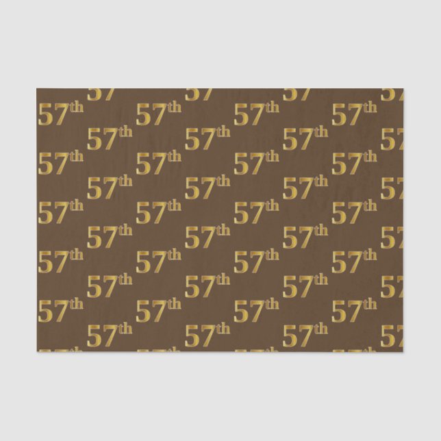 Braun, Imitate Gold 57. (Siebenundfünfzigste) Vera Seidenpapier (Vorderseite)