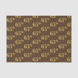 Braun, Imitate Gold 65. (65.) Veranstaltung Seidenpapier
