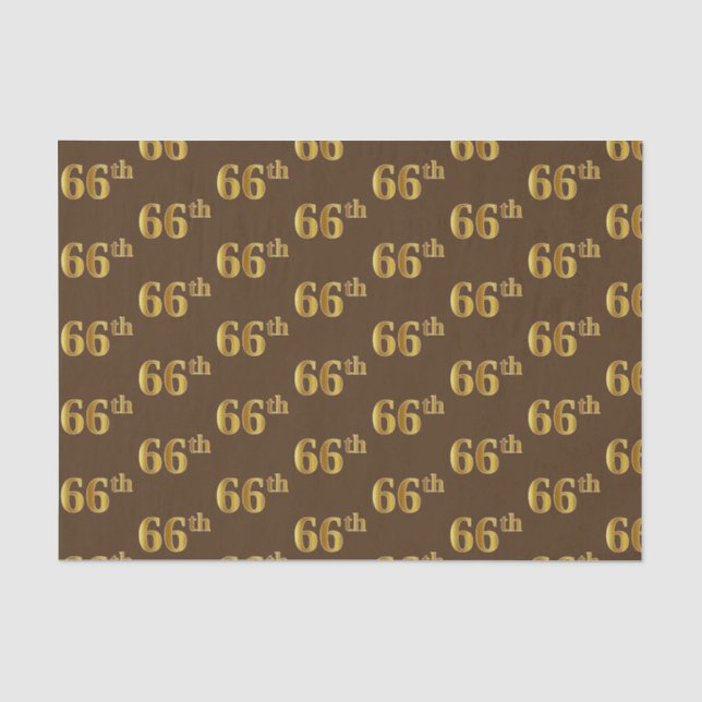 Braun, Imitate Gold 66. (66.) Veranstaltung Seidenpapier (Vorderseite)