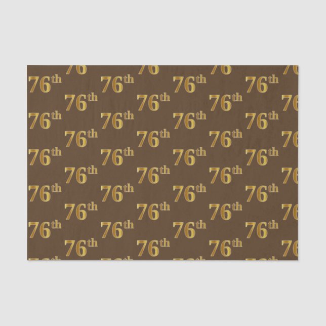 Braun, Imitate Gold 76. (76.-6.) Veranstaltung Seidenpapier (Vorderseite)