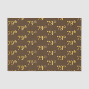 Braun, Imitate Gold 79. (neunundsiebzig) Veranstal Seidenpapier
