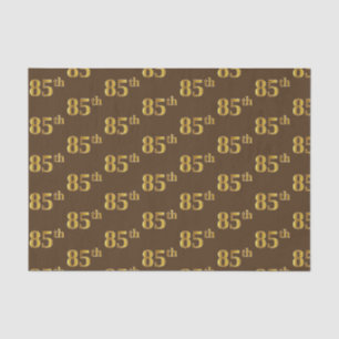 Braun, Imitate Gold 85. (85.) Veranstaltung Seidenpapier