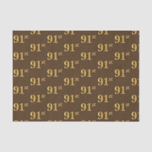 Braun, Imitate Gold 91. (Neunzigste) Veranstaltung Seidenpapier