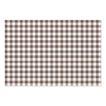Braun kariert Gingham