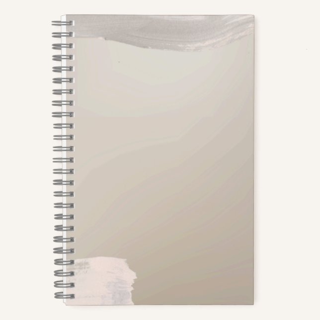 Braun lasierter Notizbuch (Vorderseite)