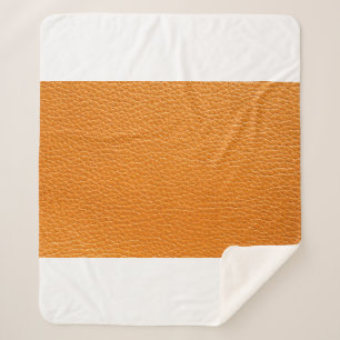 Braun Lederstruktur Sherpadecke