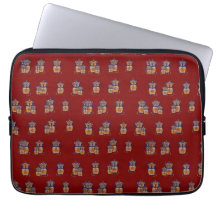 Braun-Maus-Muster Vorhang