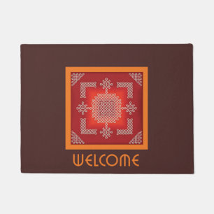 Braun-RANGOLI-Türmatte Fußmatte