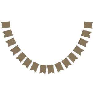 braun, rechteckig, holz, beige, grau, gold, Schrif Wimpelkette