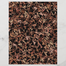 Braun Schwarzes Dreieckmuster Scrapbook Papier