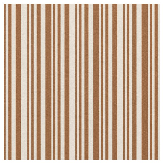 Braun- und Bisque-Streifen/Muster mit Linse Stoff (Nahaufnahme)