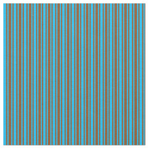Braun und Deep Sky Blau Farbmuster Stoff