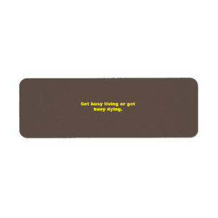 Braun- und Gelb-Zitate Kleiner Text-Design