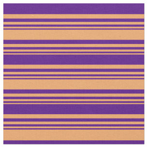 Braun- und Indigomuster Stoff