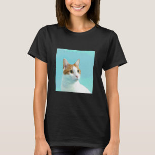 braun weiße Katze_001 T-Shirt