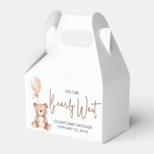 Braunbär-Ballon-Baby-Party Geschenkschachtel