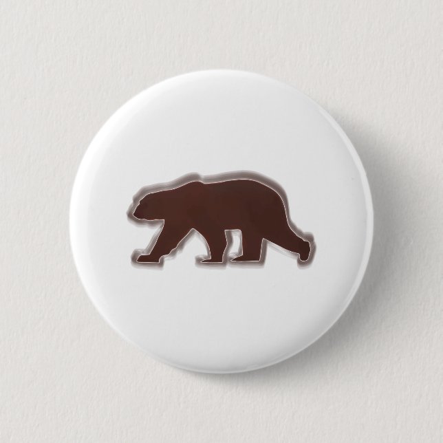 Braunbär Button (Vorderseite)
