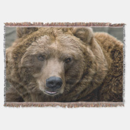 Braunbär Decke
