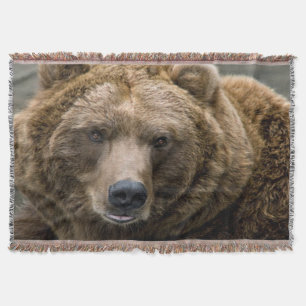 Braunbär Decke