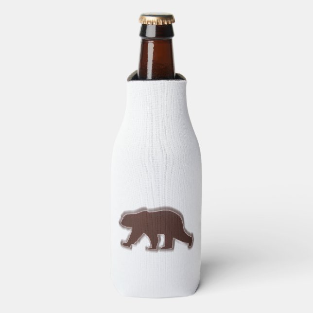 Braunbär Flaschenkühler (Flaschenvorderseite)