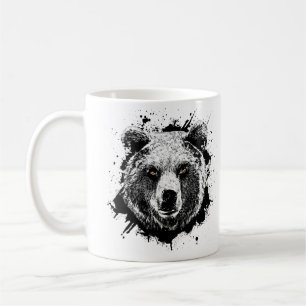 Braunbär Grizzly Animal Wildlife Wildnis Kaffeetasse