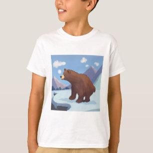 Braunbär in den Bergen T-Shirt