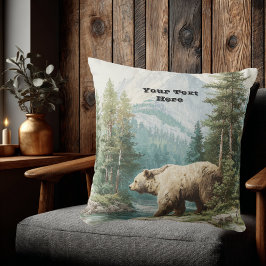 Braunbär Kissen