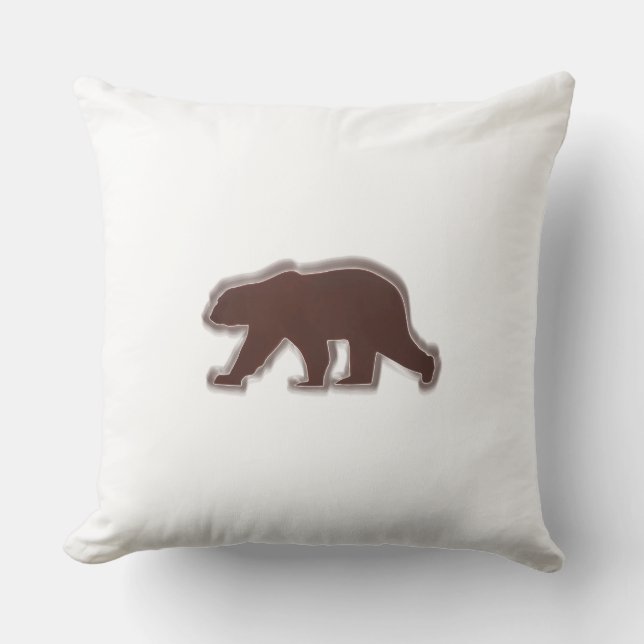 Braunbär Kissen (Vorderseite)