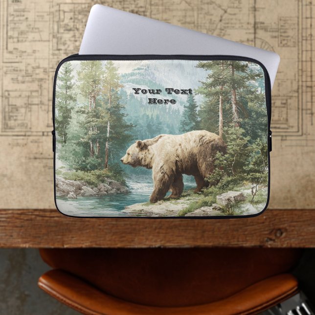 Braunbär Laptopschutzhülle (Brown Bear Collection)