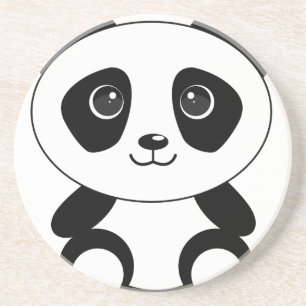 Braunbär-Panda-Panda-Tiere Untersetzer