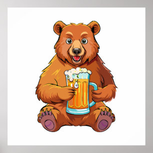 Braunbär Poster