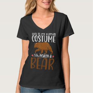 Braunbär Tier menschlicher Kostümbär T-Shirt