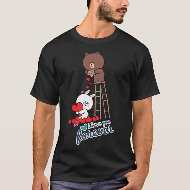 Braunbär und Ochsenbär Klassischer T - Shirt (Vorderseite)