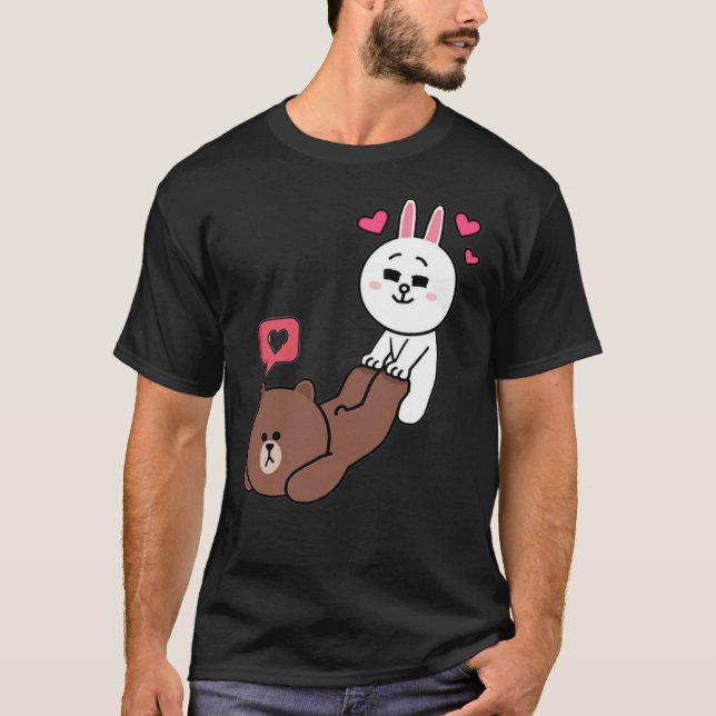 Braunbär und Ochsenbär Klassischer T - Shirt (Vorderseite)
