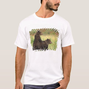 Braunbär, Ursus arctos, Grizzlybär, Ursus 2 T-Shirt