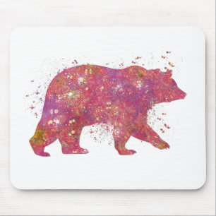 Braunbär Wildwald Welt Mousepad