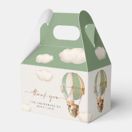 Braunbären-Balloons Gefälligkeitsbox Geschenkschachtel