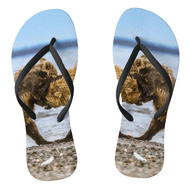 Braunbären Flip Flops (Fußbett)