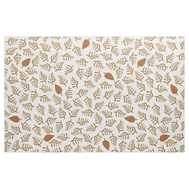 Braunblätter und Blätter Stoff (Fat Quarter (45,7 x 55,9 cm))