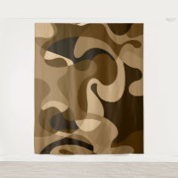 Braune, abstrakte, Wirble Bio Formen